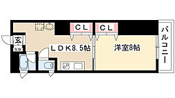 第一加藤ビル 3階1LDKの間取り