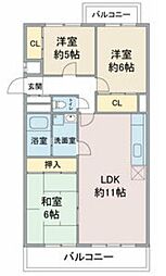 間取図画像 3LDK