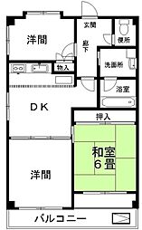 間取図画像 3DK