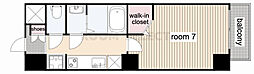 axis nagoya sw 8階1Kの間取り