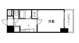 プレサンス名古屋STATIONアライブ 805 8階1Kの間取り
