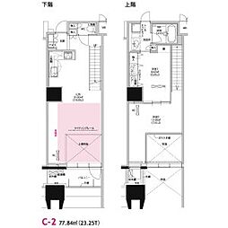 グラン・アベニュー白川公園 11階2LDKの間取り