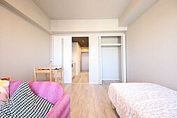 オープンブルーム八田StationFront(旧:RESID 1202 12階1Kのリビング/ダイニング