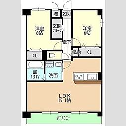 ヒルザコートII 1階/101