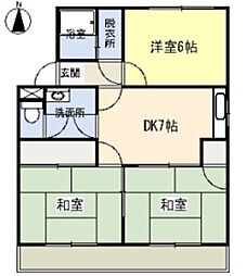 間取図画像 3DK