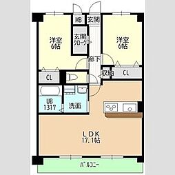 ヒルザコートII 4階