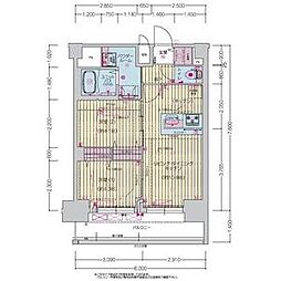 プレサンス上前津ディアシス 12階2LDKの間取り