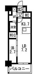 メイクスアート名駅南IV 10階1LDKの間取り