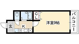 間取図画像 1K