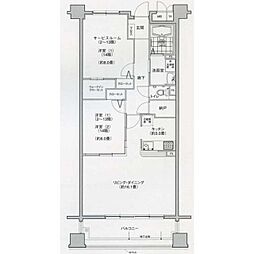 グラン・アベニュー名駅南 2階1SLDKの間取り