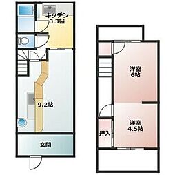 MINCA(堀越町) 1階3Kの間取り