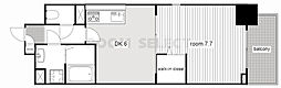 アーデルドルフ 4階1DKの間取り