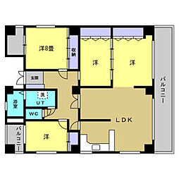 リアライズ尾頭橋 2階4LDKの間取り
