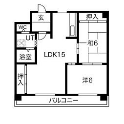 コスモハイツ 2階