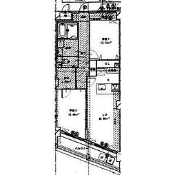 PHOENIX KANAYAMA 4階2LDKの間取り