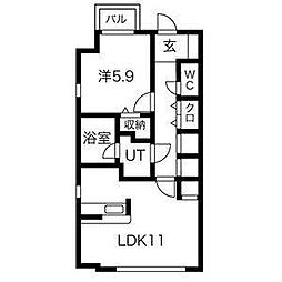 間取図画像 1LDK