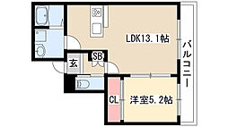 間取図画像 1LDK