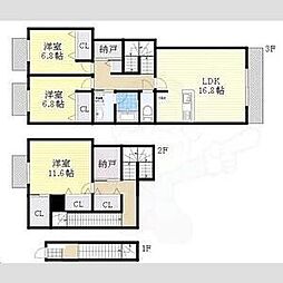 間取図画像 3LDK