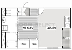 間取図画像 1LDK