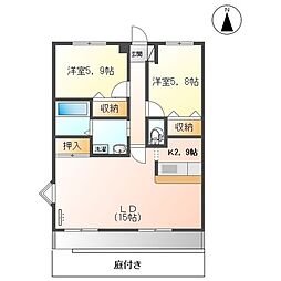 ヒルズ牧の池 1階