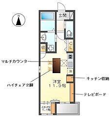 間取図画像 ワンルーム