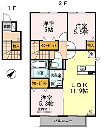 ルミエール　Ａ棟 2階