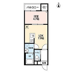 間取図画像 1LDK