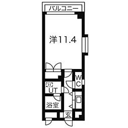 間取図画像 1K