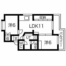 シャルム小畑 2階/201