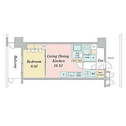間取図画像 1LDK