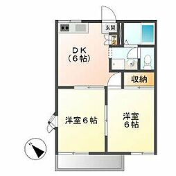 ドミール長久手 2階