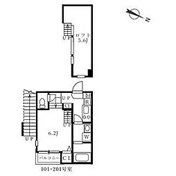 アップハウス 2階/201