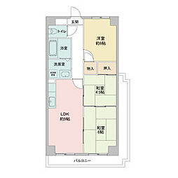 間取図画像 3LDK