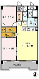 Y'sハウス2 2LDKの間取図画像