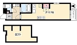 サクセス6 ワンルームの間取図画像