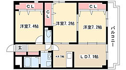 エトワールミツワ 2階/202
