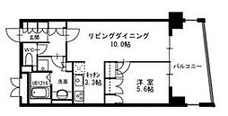 セイント橘 1LDKの間取図画像