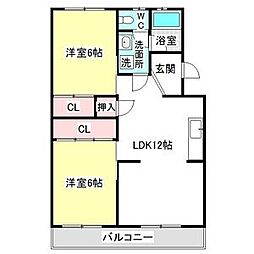 八城マンション 4階/406