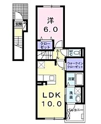 ルアーナ 1LDKの間取図画像