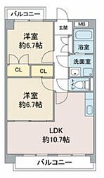 コンフォール南川 4階/405