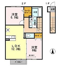 グランディール J 2階