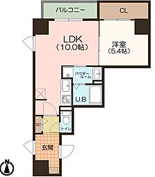 ミリオレビータ金山 1LDKの間取図画像