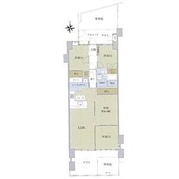 三井農林茶屋ヶ坂公園八イツB棟 2階