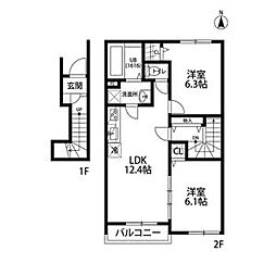 リーブル VentII 2階
