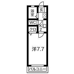 ヤングパレスB棟 2階