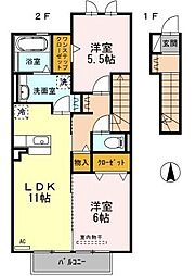 アムール エスポア 2階