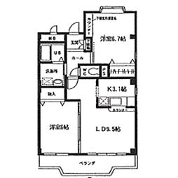シャトーI 1階