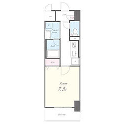 ラルーチェ泉 1Kの間取図画像