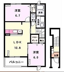 パークあおなみII 2階
