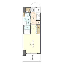 S-RESIDENCE名古屋菊井aline 1Kの間取図画像